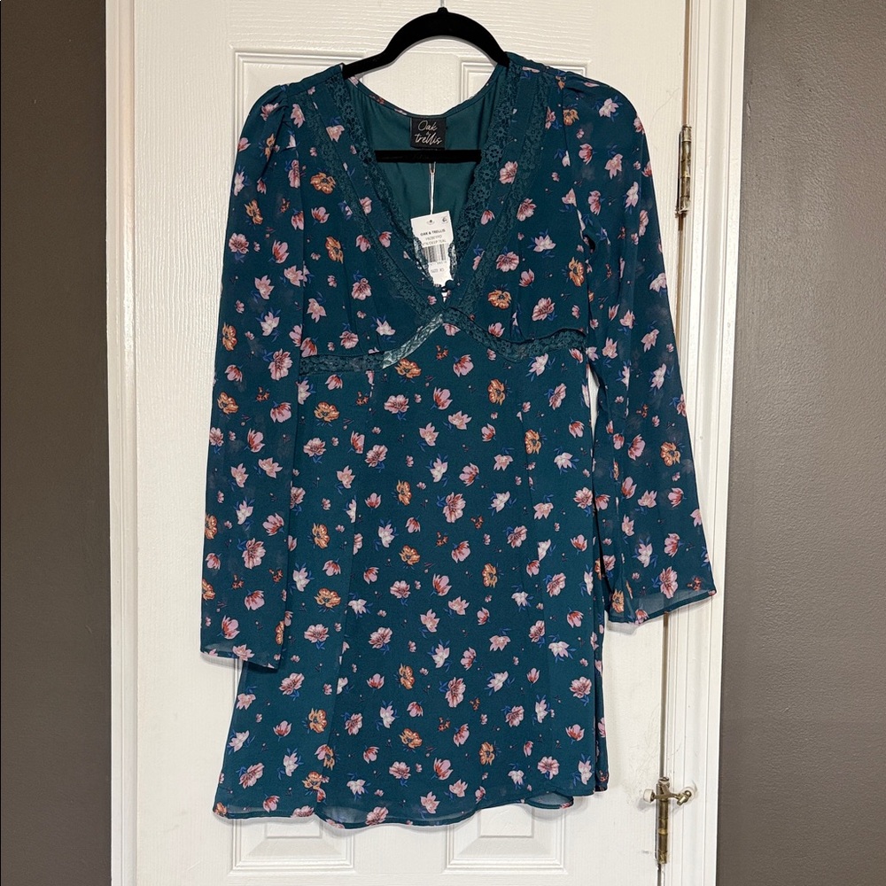 NWT Oak + Trellis Long Sleeve Dress